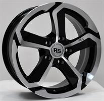 Lietie riteņu diski \ "517 6.5x16, 4x114,3, ET40, D67.1, melni lakoti ar pulētu priekšējo virsmu (MB) \"