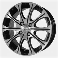 Lietie riteņu diski \ "GANIMED 5.5x14, 4x100, ET35, D67.1, dimants \"