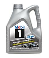 Sintētiskā motoreļļa Mobil 1 5W-50, 4l