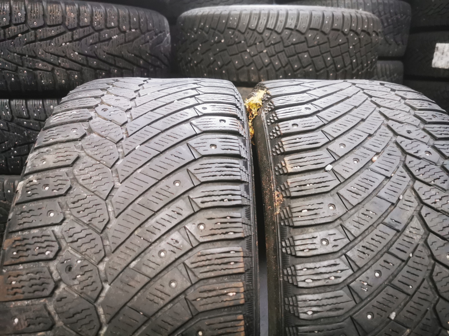 continental ice contact 245/45 R17 Зимние Б/у покрышки