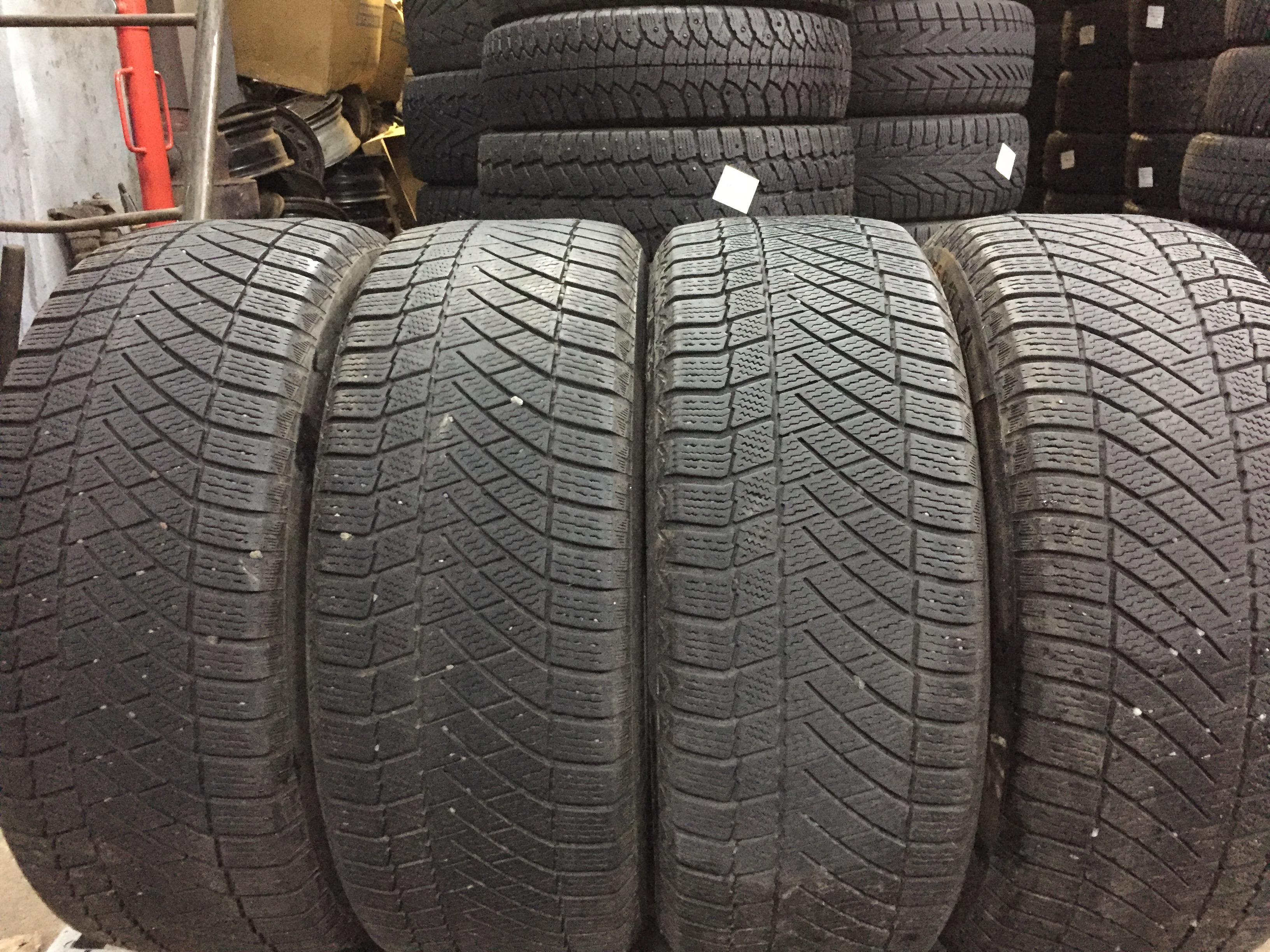 continental contact 6 215/55 R17 Lietotas Ziemas Riepas