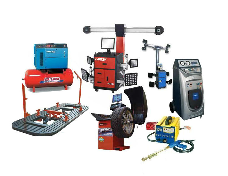 Инструменты и оборудование для автомастерских