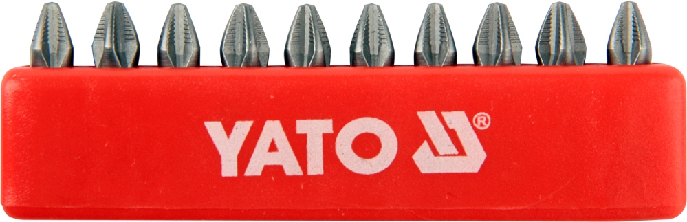 YATO YT-0475 набор бит для отвертки PH2, 10шт.