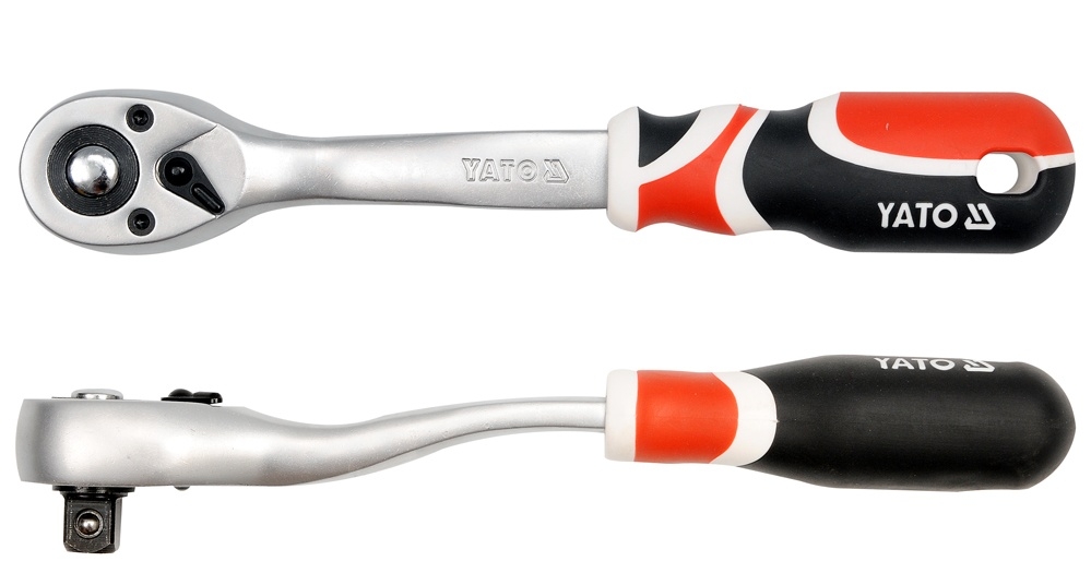 YATO YT-0732 трещотка изогнутая, 1/2